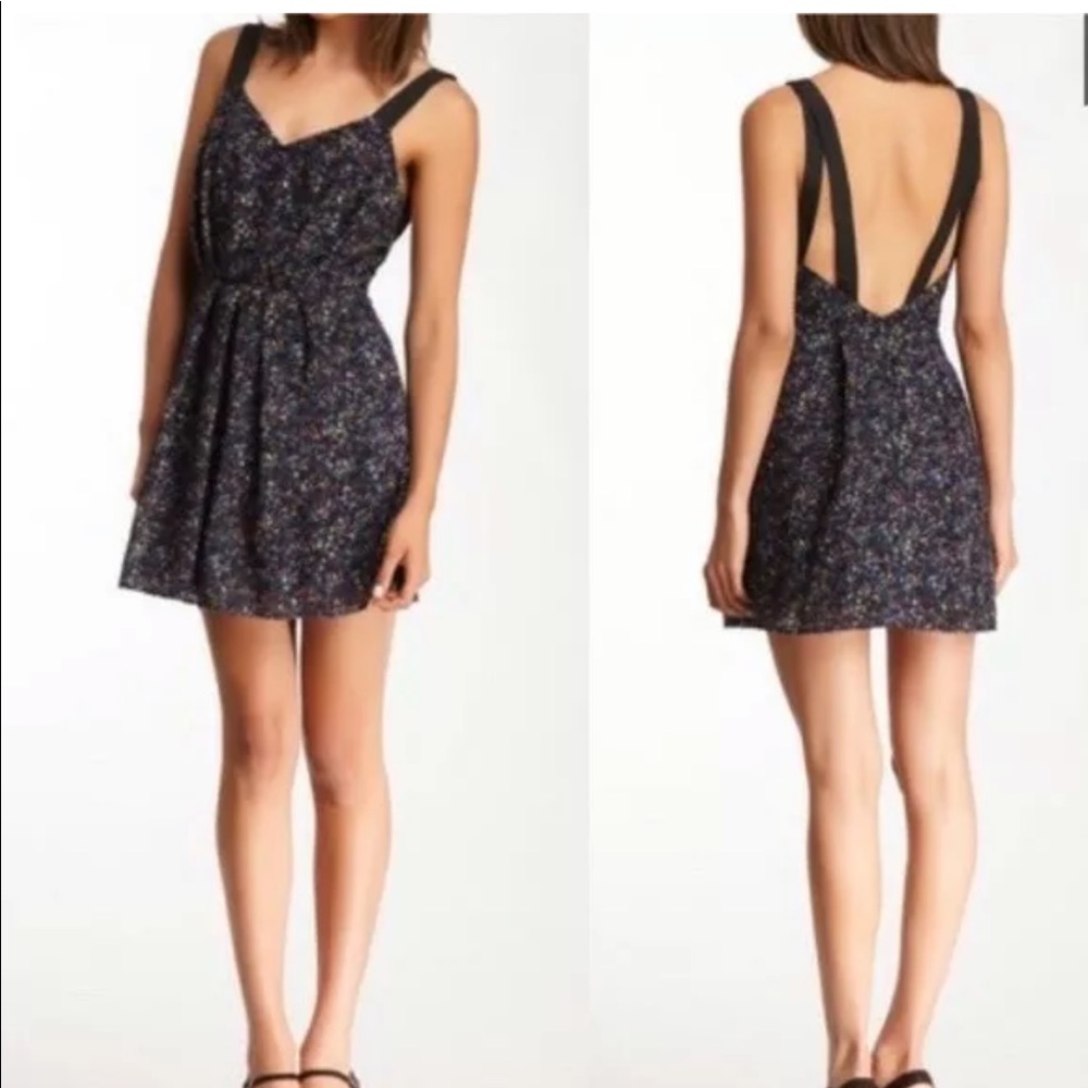 BCBGeneration Confetti textured strap mini dress 6